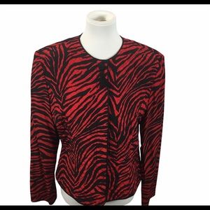 Vintage Maggy London Silk Blazer Blouse